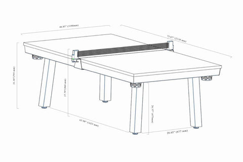 Aura Outdoor Pool Table