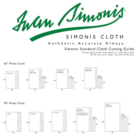 Simonis Pool Table Cloth