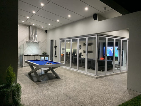 X-Men Outdoor Pool Table