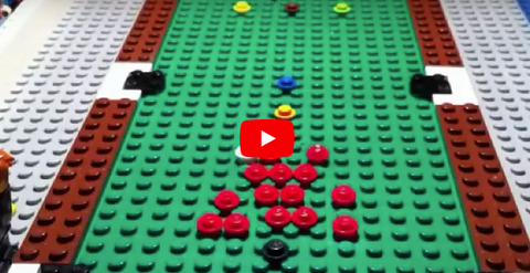 Watch Ronnie O'Sullivan's fastest snooker 147 - A Lego World Snooker Video