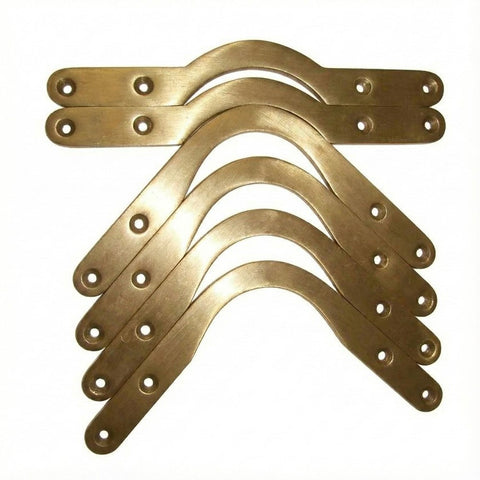 Matte Brass Flat Pool Table Brackets