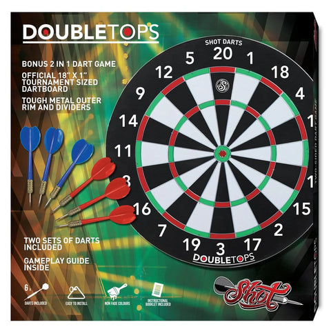 Double Tops Dartboard Game