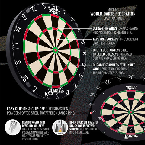 Bandit Bristle Dartboard
