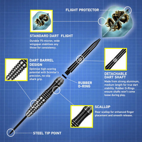 Scimitar Dart Set