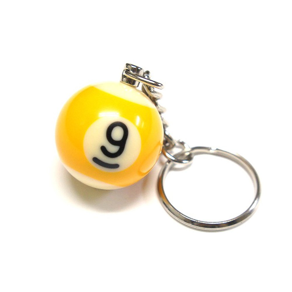 9 Ball Keychain