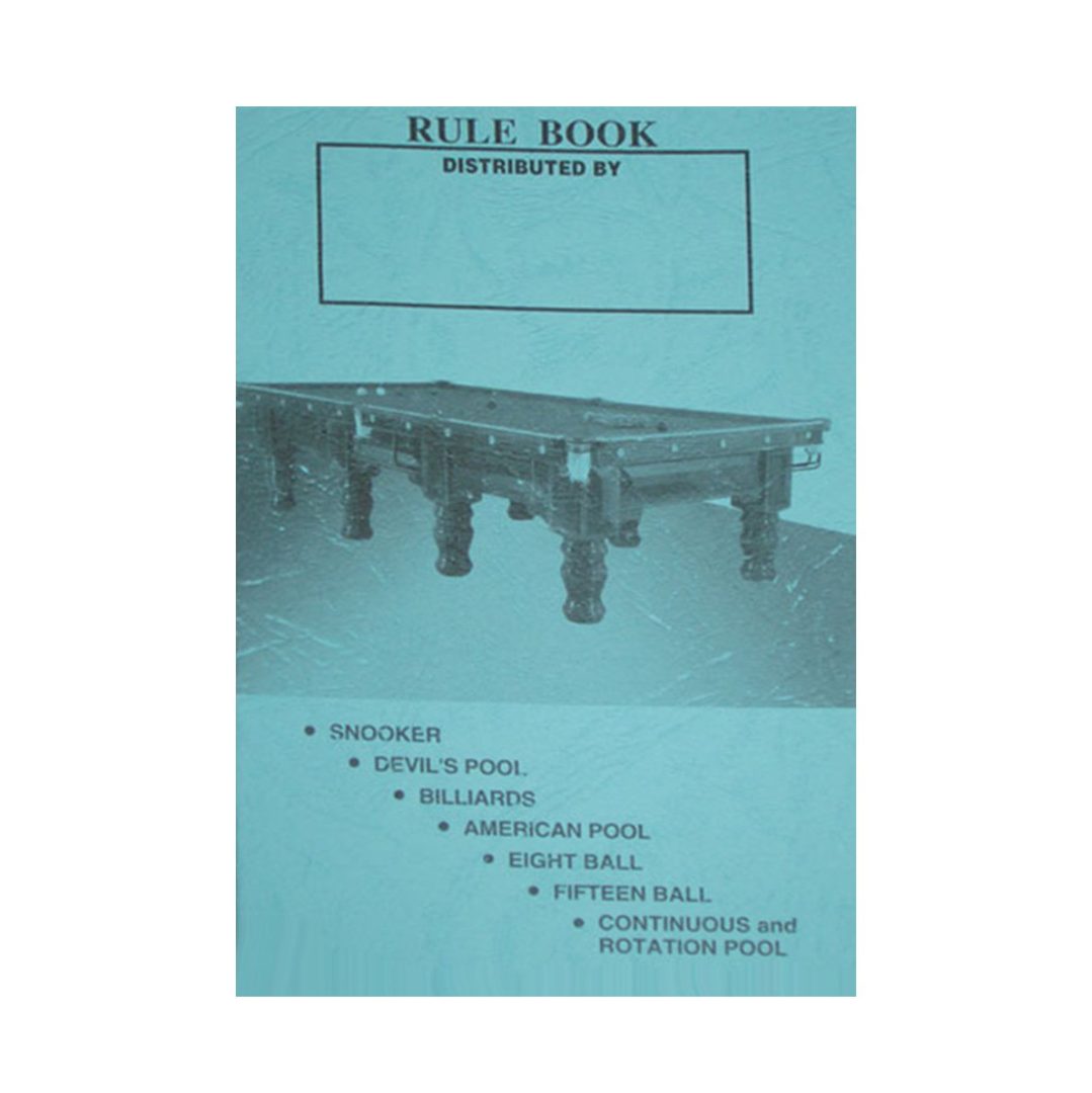 Pool and Snooker Rule Book