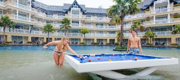 X-Men Outdoor Pool Table 7